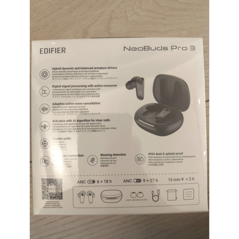 EDIFIER NeoBuds Pro 3 暗夜黑-細節圖3