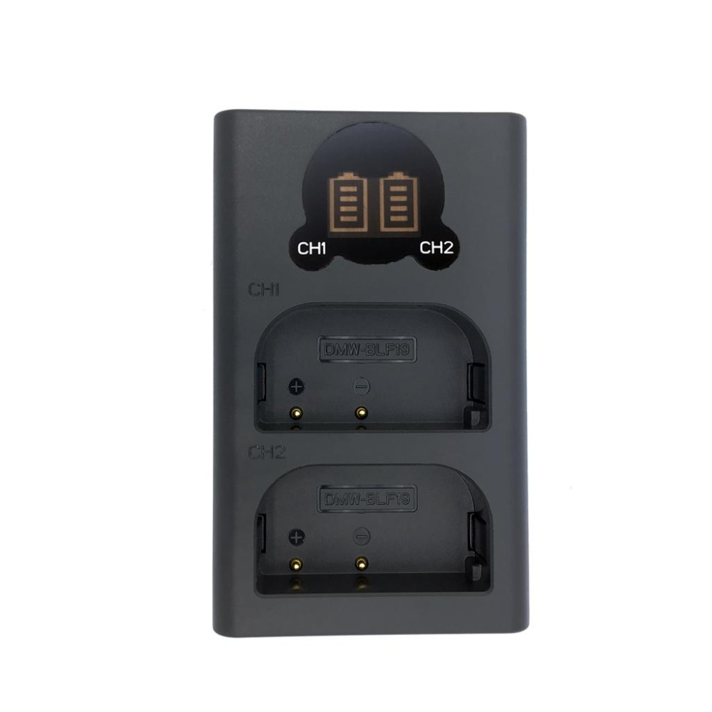 【ROWA 樂華】FOR PANASONIC BLF19 BLF19E LCD顯示 MicroUSB/Type-C 雙充-細節圖2