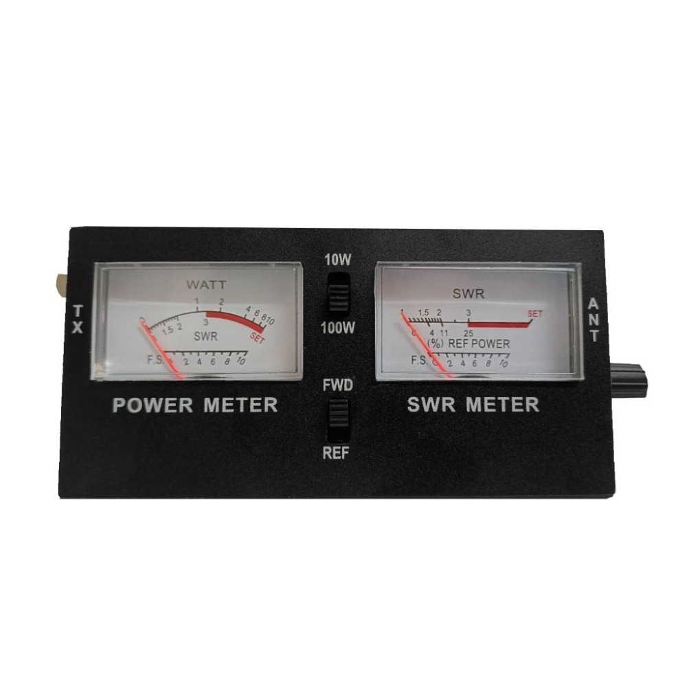 AnyTalk SWR-CB27 駐波 功率 場強測試計 CB專用 駐波表 傳統表顯 雙顯螢幕 駐波比表測試儀 功率表-細節圖2