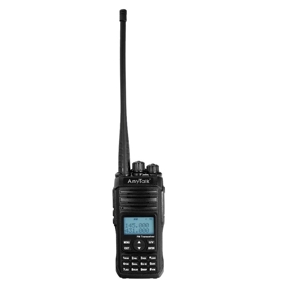 【AnyTalk】 FT-355 10W 業餘無線對講機 贈手麥 UV雙頻 雙顯 雙待機 保固一年 可加購 扁尺折疊天線-細節圖2