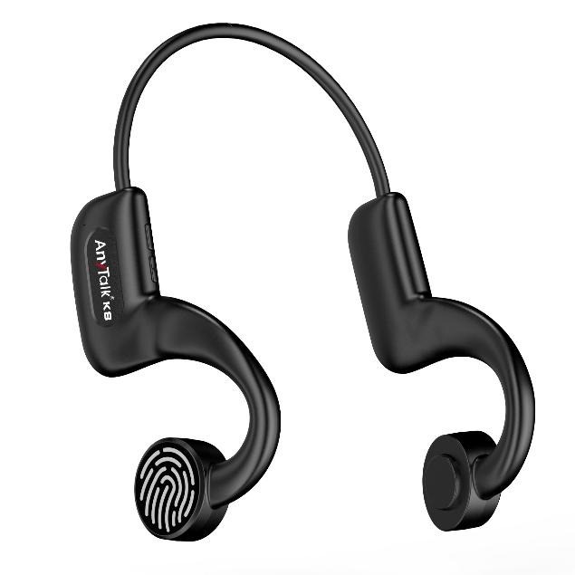 【AnyTalk】FRS-K8 頭戴式 免執照無線對講機 一組二入 餐廳 髮廊 導覽 不入耳 觸控PTT TypeC-細節圖2