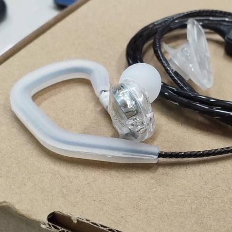 【AnyTalk】FRS-922 專用 Y頭 矽膠耳麥 黑色 矽膠入耳式 耳機麥克風 耳麥 對講機耳機 配戴舒適-細節圖4