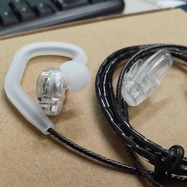 【AnyTalk】FRS-922 專用 Y頭 矽膠耳麥 黑色 矽膠入耳式 耳機麥克風 耳麥 對講機耳機 配戴舒適-細節圖5