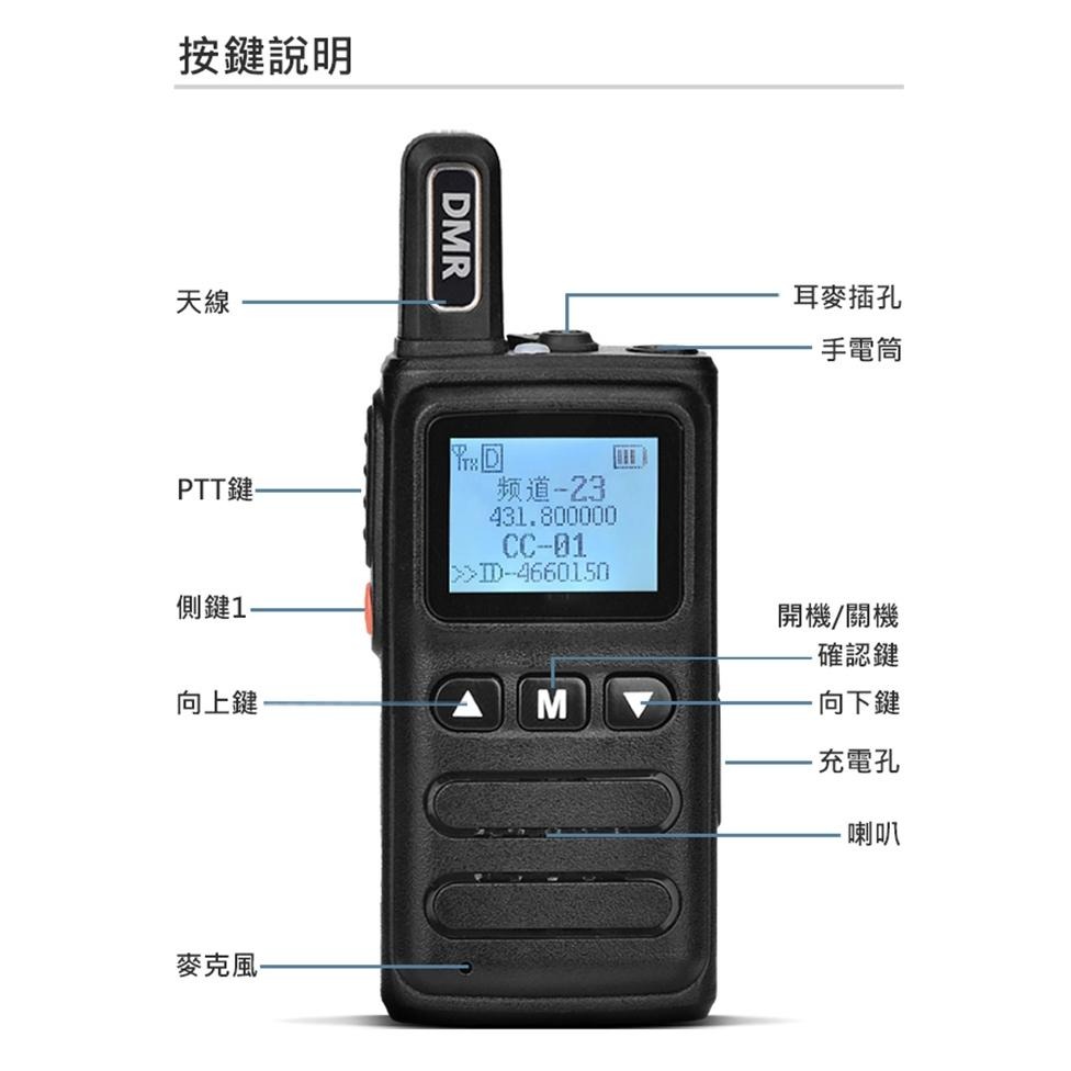 【AnyTalk】FT-333DMR DMR數位 類比 對講機 雙模 雙時隙 輕巧迷你 免執照無線對講機 手電筒-細節圖8