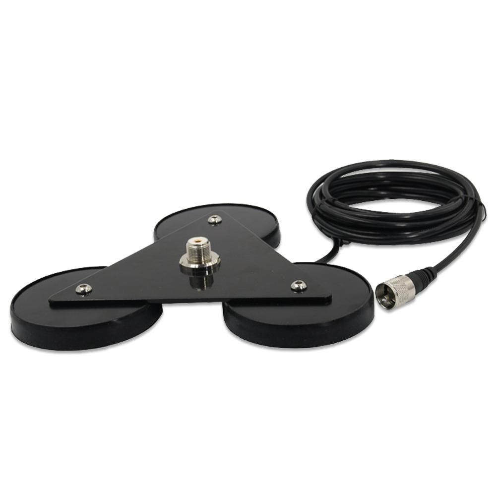 【AnyTalk】【強力三角吸盤座 含4米訊號線+SG7000】車機 車用 天線座 磁吸天線座 車隊 天線 組合-細節圖2