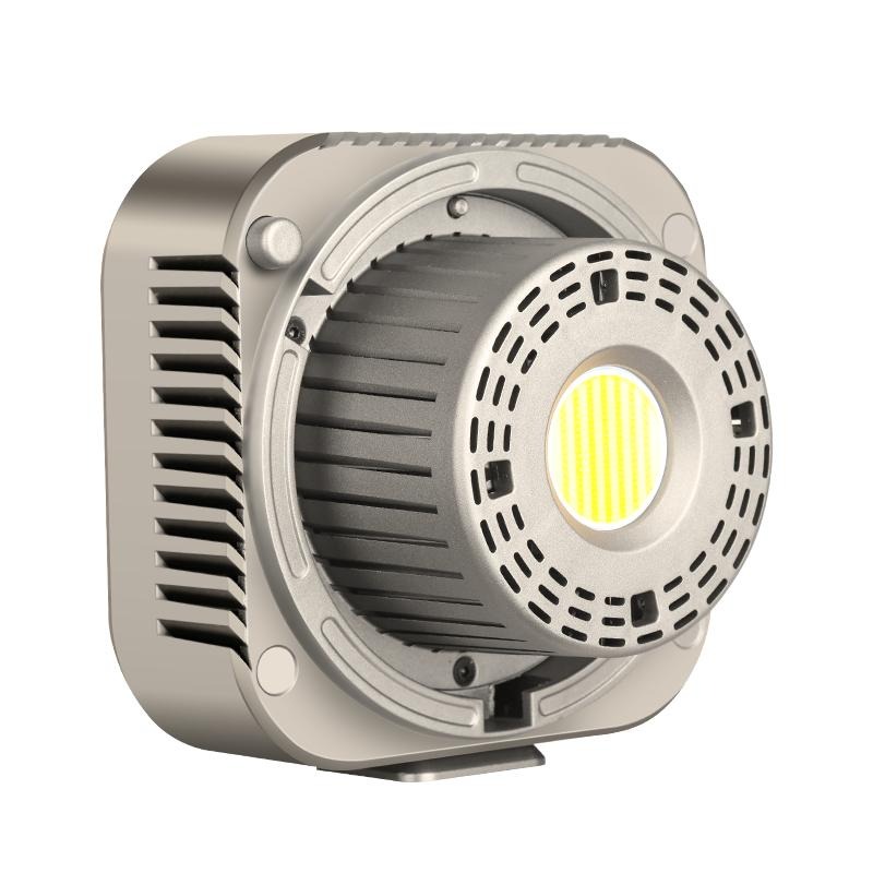 【曼比利】CFL-100Bi 雙色溫 LED攝影燈 直播 補光燈 迷你輕巧 100W 45CM 格柵柔光罩 手機APP-細節圖2