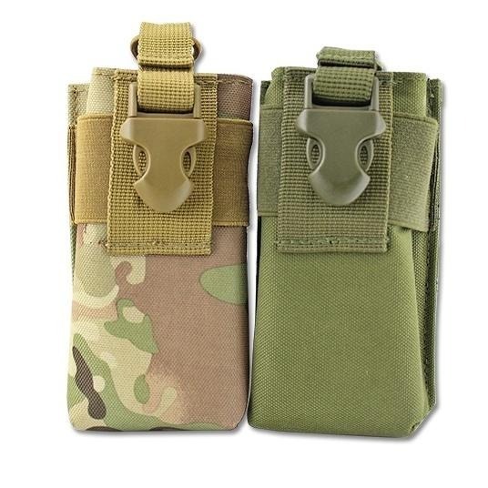 【AnyTalk】對講機用軍風背袋 無線電專用 便利拆扣設計 迷彩 軍用 野戰背包 彈袋 腰扣 FT-355 366-細節圖2