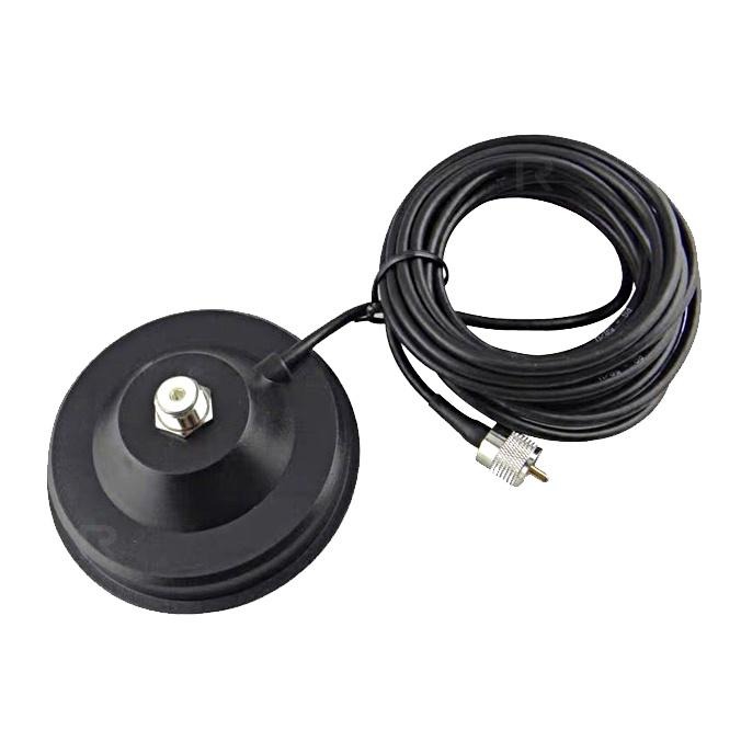 【AnyTalk】AT-UP12-5 無線電 對講機 12CM 吸盤天線座 帶5米訊號線 車用 車隊 車隊用天線座-細節圖2