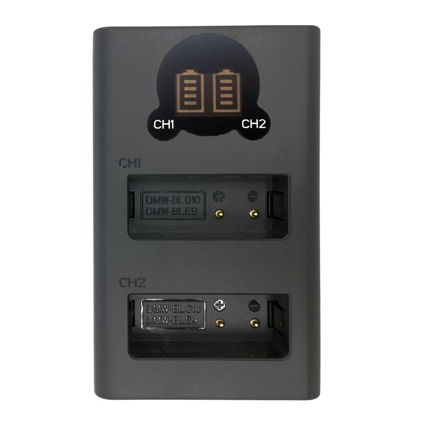 【ROWA 樂華】FOR PANASONIC BLE9 BLG10 LCD顯示 MicroUSB / Type-C 雙充-細節圖2