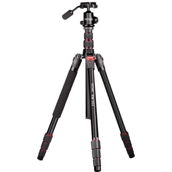 【ROWA 樂華】RW-353 專業鋁合金三腳架 手柄雲台 攝影腳架 相機腳架 單腳架 高度184cm 承重10kg-細節圖2