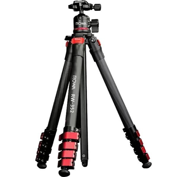 【ROWA 樂華】RW-352 碳纖維扣板三腳架 碳纖維腳架 相機腳架 攝影腳架 專業三腳架 低角度 承重10kg-細節圖2