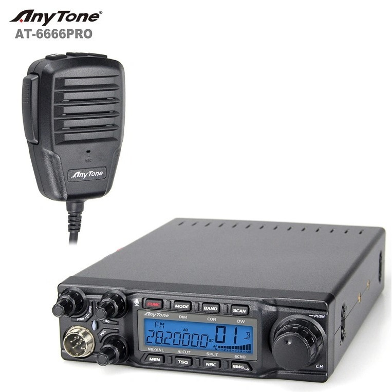 AnyTone AT-6666 PRO 車機 CB車機 CW AM FM SSB LSB USB PA 現貨-細節圖3