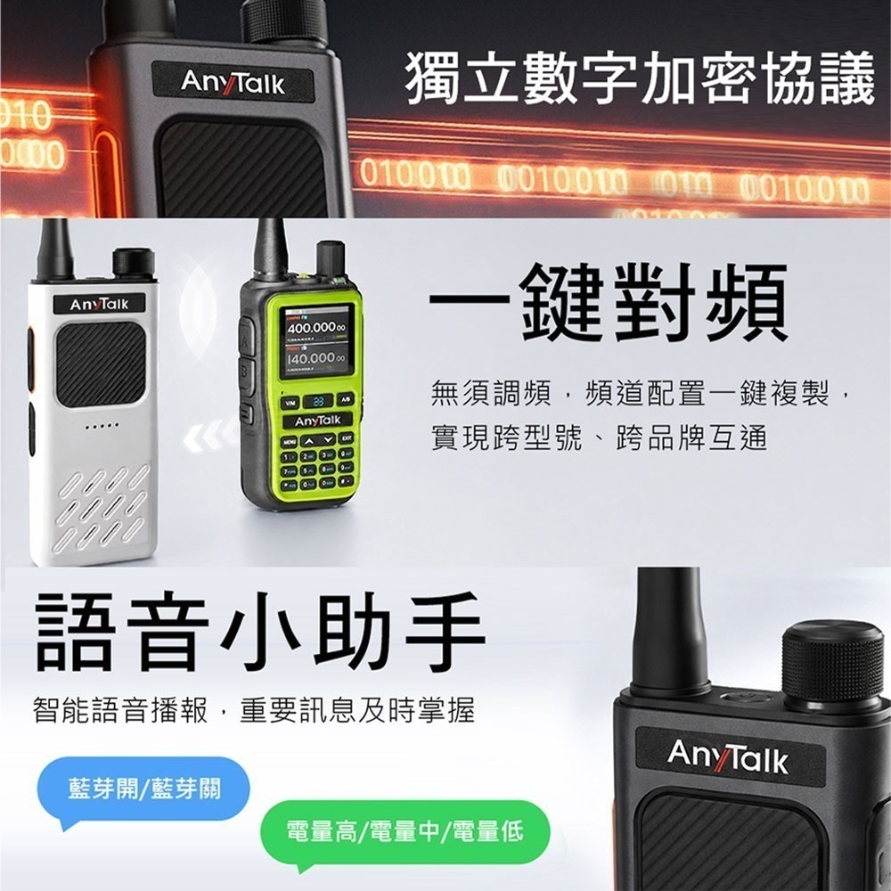 【AnyTalk】FRS-AT2APP 免執照無線對講機 一鍵對頻 頻道複製 Type-C充電 支援ZELLO-細節圖6