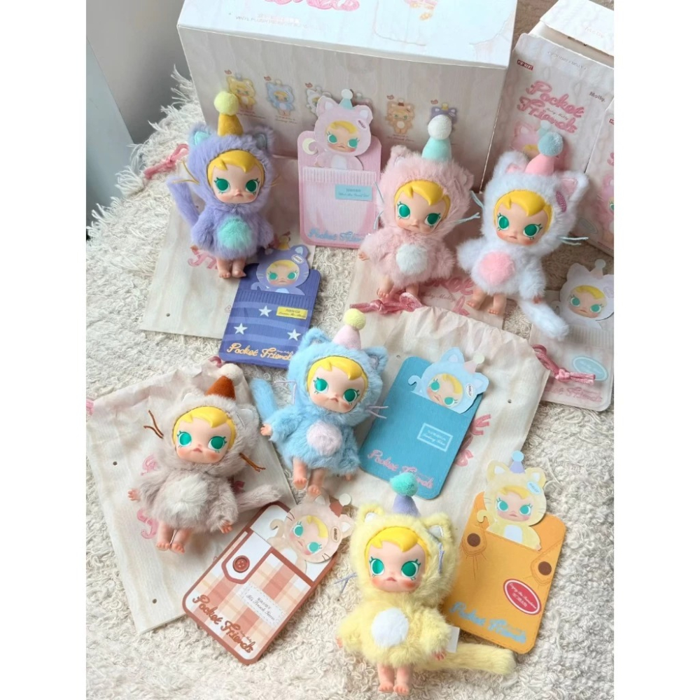 泡泡瑪特-Baby Molly 口袋朋友系列毛絨搪膠掛件【冒嫣的鴻REDTOYS】-細節圖4