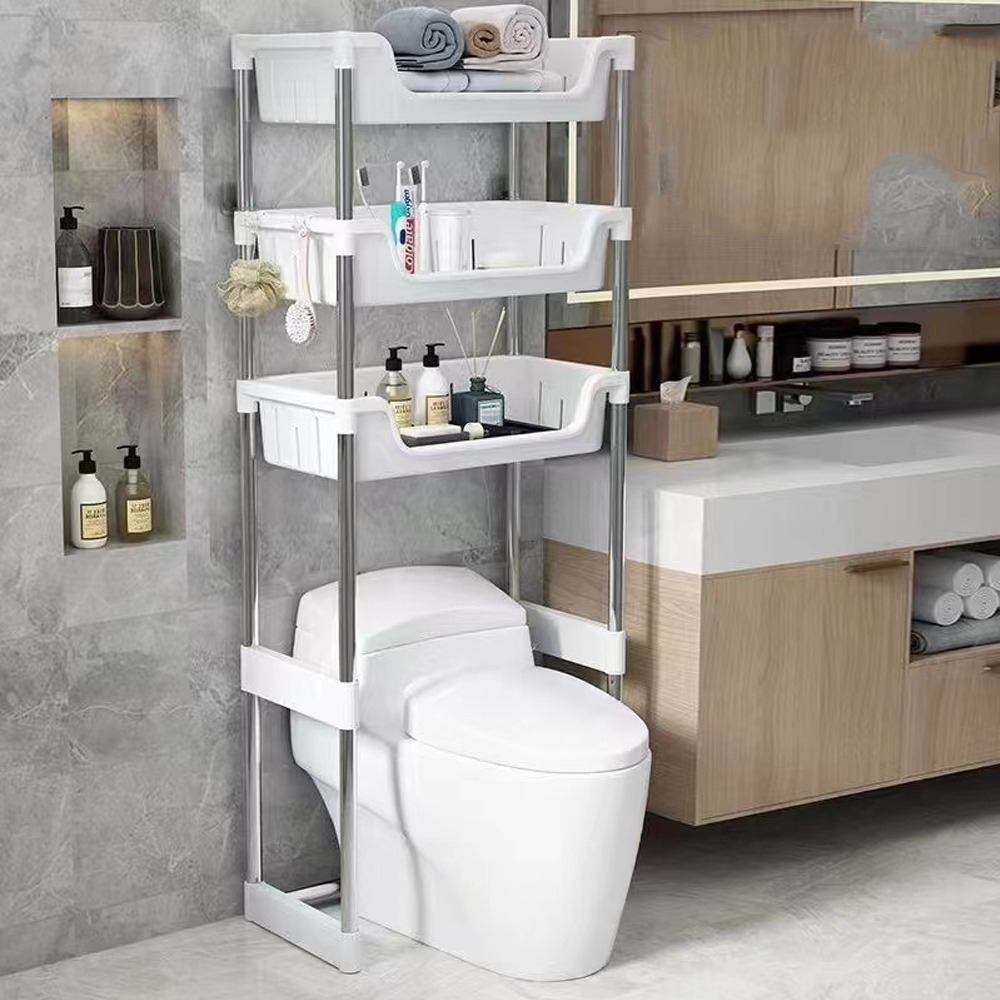 【E家工廠 033】馬桶置物架 多功能置物架 馬桶三層置物架 廁所置物架 浴室三層架 馬桶架 浴室收納架 可貨到付款-細節圖5