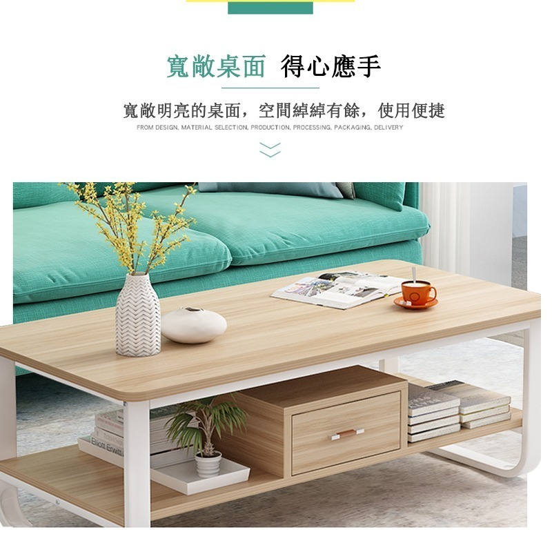 【E家工廠 046】北歐茶几 茶幾桌 客廳桌，簡單優雅 咖啡桌 會客桌 邊桌  可貨到付款-細節圖4