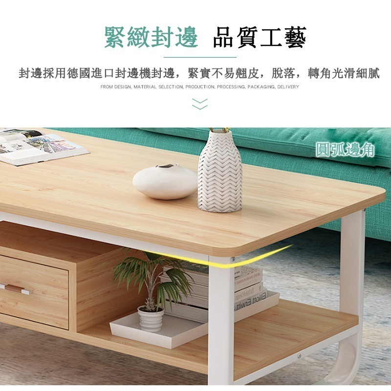 【E家工廠 046】北歐茶几 茶幾桌 客廳桌，簡單優雅 咖啡桌 會客桌 邊桌  可貨到付款-細節圖5
