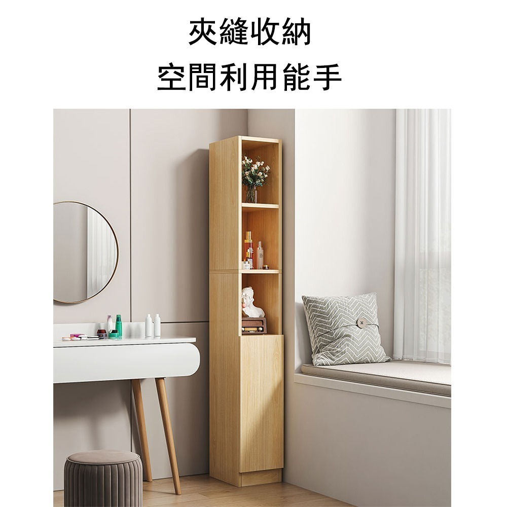 【E家工廠 251】縫隙櫃 隙縫櫃 收納櫃 夾縫櫃 窄櫃 隙縫收納 帶門收納櫃 書櫃  展示櫃 置物櫃 可貨到付款-細節圖5