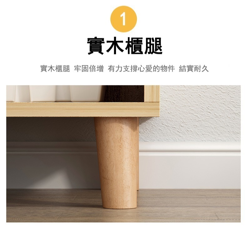 【E家工廠 087】 書櫃 格子櫃 書架 收納櫃 儲物櫃 門櫃 落地置物架 組合書櫃 長6格 高6格 斗櫃 免運-細節圖3