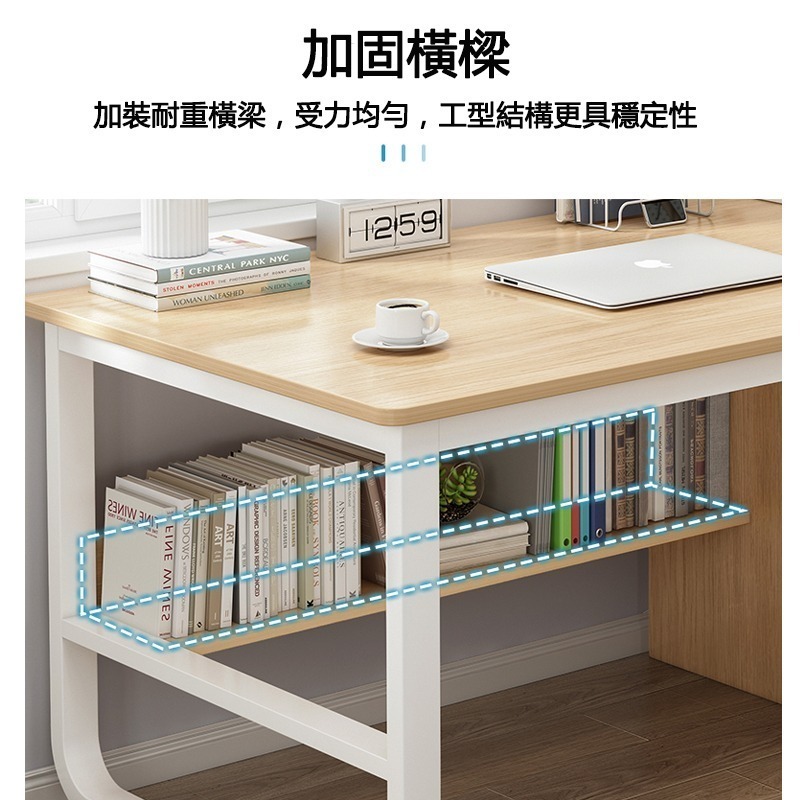 【E家工廠 149】書桌  電腦桌  工作桌 學習桌 組裝簡單 美觀大方 辦公桌 學生桌 長桌 免運 可貨到付款-細節圖6