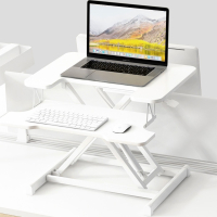 【E家工廠 174】免組裝 桌上型氣壓升降站立辦公電腦桌  筆電桌  站立桌 摺疊桌 工作桌 氣壓桌 可貨到付款