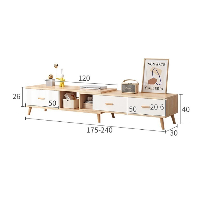 【E家工廠 232】電視櫃 免運 伸縮電視櫃 客廳長櫃 客廳電視櫃 TV櫃 高腳電視櫃 免運 可貨到付款-細節圖7