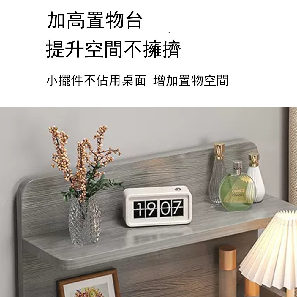 【E家工廠 291】床頭櫃 北歐床邊桌 小櫃子 雙抽收納床頭櫃 小型邊桌 臥室收納櫃 免運 可貨到付款-細節圖3