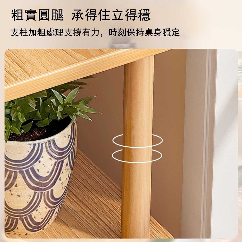 【E家工廠 236】雙層邊桌 床頭櫃 書架 置物架 收納架 展示架 廚房客廳臥室層架 收納櫃 置物櫃 可貨到付款-細節圖3