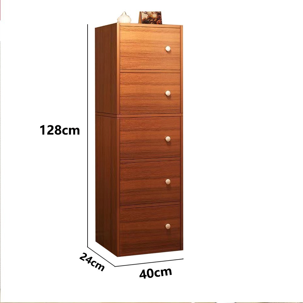 【E家工廠 055】收納櫃 書櫃 北歐書櫃 書架 木櫃 置物櫃 儲藏櫃 儲物櫃 五門收納櫃 免運 可貨到付款-細節圖8