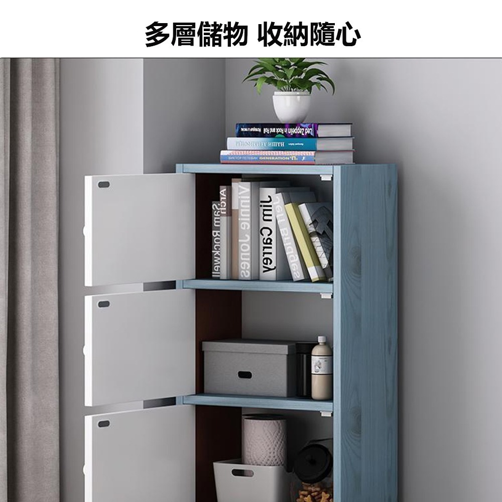 【E家工廠 070】收納櫃 書櫃 北歐書櫃 書架 木櫃 置物櫃 儲藏櫃 儲物櫃 五門收納櫃 免運 可貨到付款-細節圖7