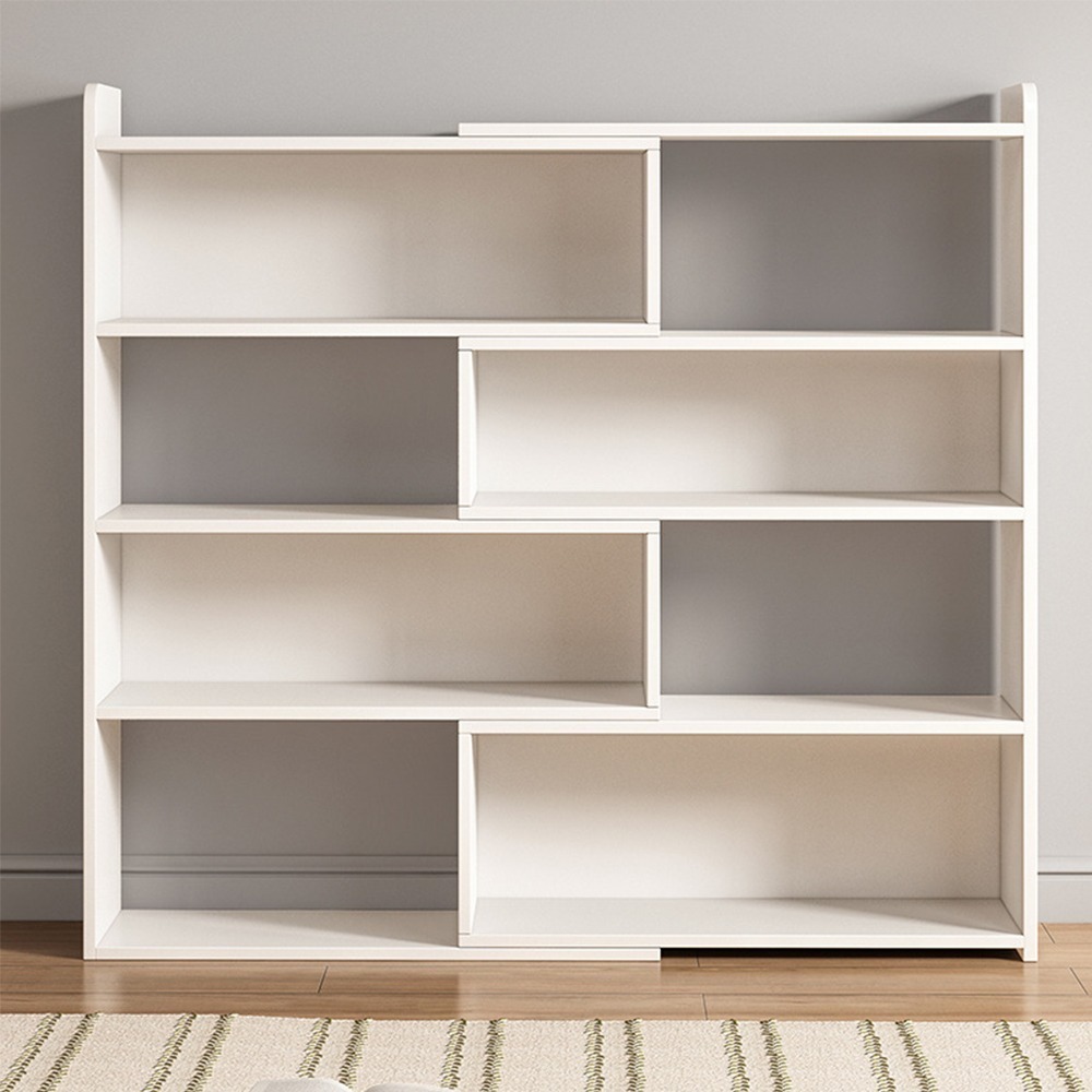 【E家工廠 289】伸縮書櫃 書櫃 書架 簡易書櫥 靠牆置物架 收納儲物層架 儲物架 展示櫃 轉角櫃  免運-細節圖2