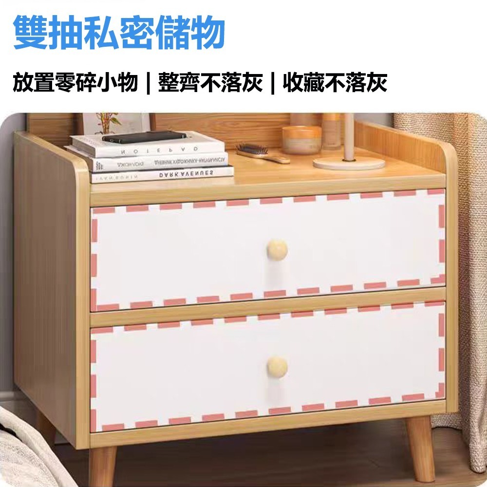 【E家工廠 304】床頭櫃 簡易床邊櫃 收納櫃 床邊桌 小型邊桌 收納櫃 抽屜櫃 免運 可貨到付款-細節圖5