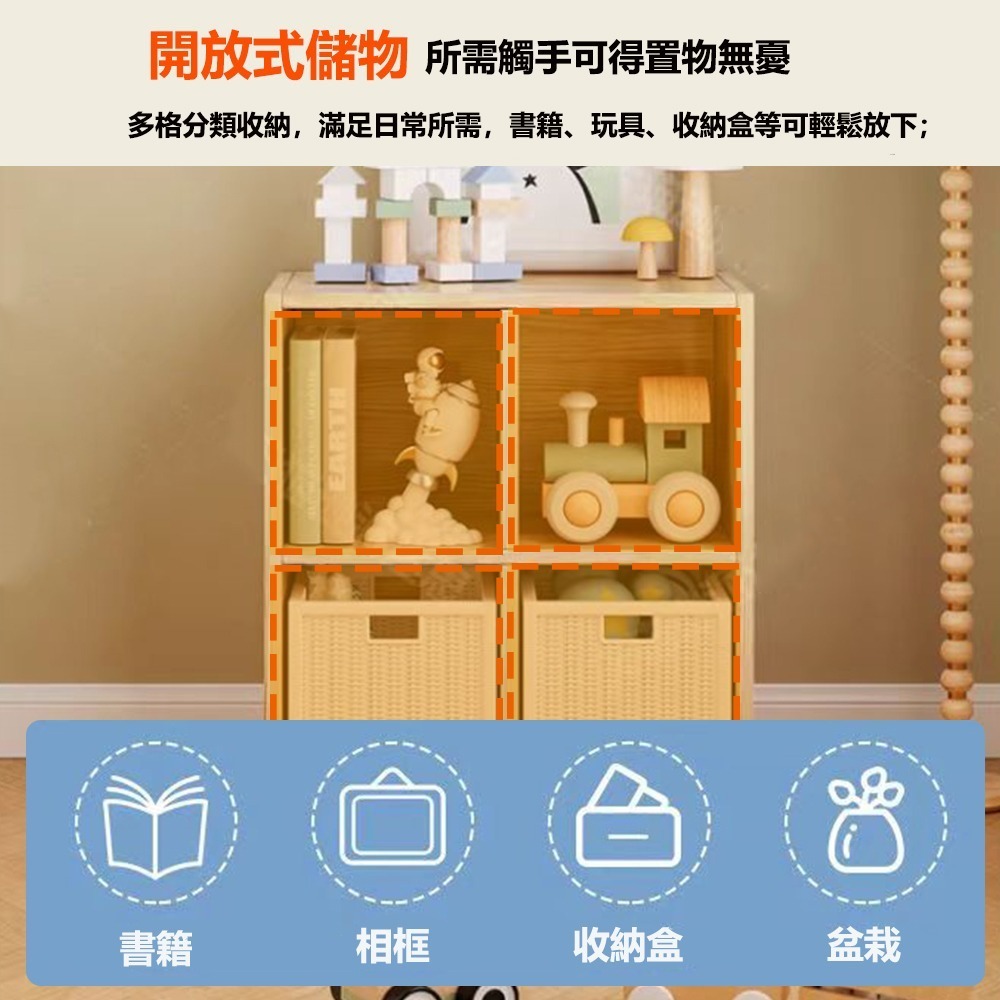 【E家工廠457】全實木書櫃 收納櫃 書櫃 書架 展示櫃 櫃子收納櫃 展示櫃 格子櫃 儲物櫃 免運 可貨到付款-細節圖3