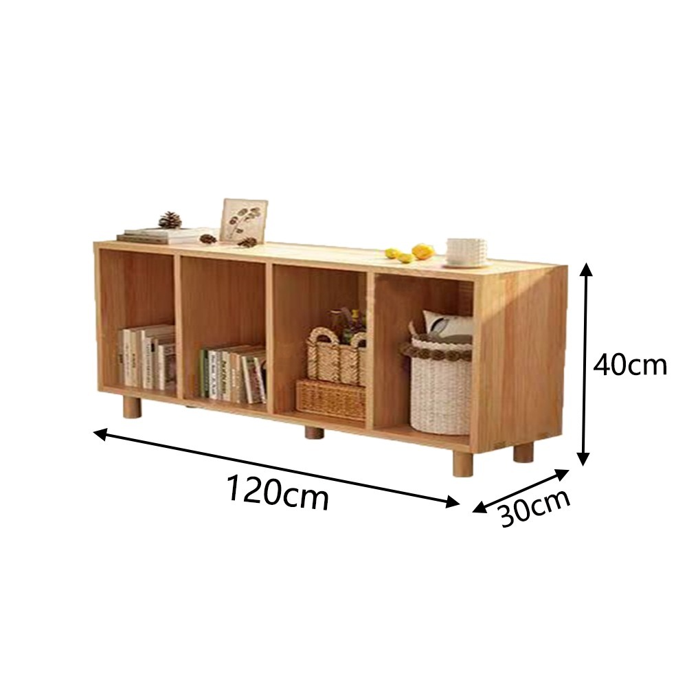 【E家工廠 463】全實木書櫃 書架 收納櫃 櫥櫃 展示櫃 櫃子 展示櫃 格子櫃 層架 儲物櫃 電視櫃 免運-細節圖9
