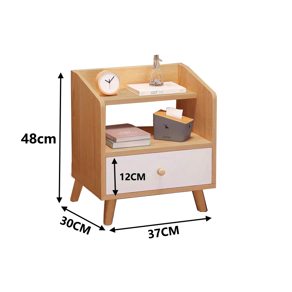 【E家工廠385】床頭櫃 床邊桌 抽屜櫃  收納床頭櫃 收納櫃 置物櫃 窄櫃 臥室收納櫃 小型邊桌 免運-細節圖10