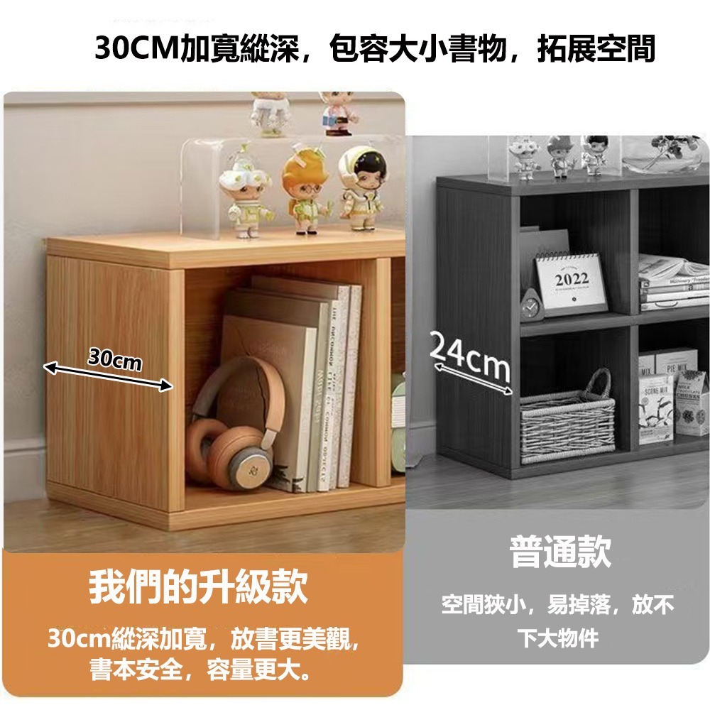 【E家工廠 018】收納櫃 書櫃 書架 展示櫃 櫃子收納櫃 格子櫃 層架 儲物櫃 三格櫃 免運 可貨到付款-細節圖5