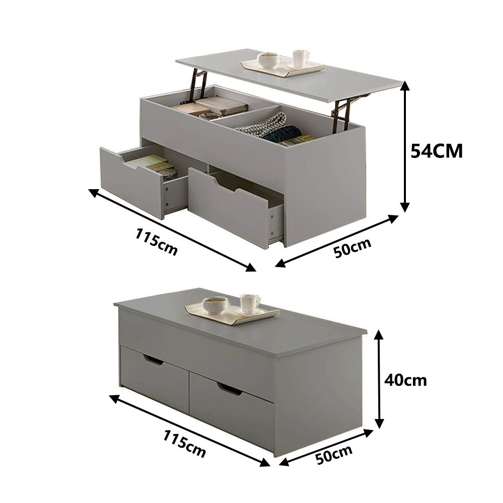 【E家工廠 032】升降茶几 茶几 客廳桌 收納茶几 邊桌 客廳茶几工作台 桌子茶几 手動升降 沙發桌 咖啡桌 免運-細節圖8