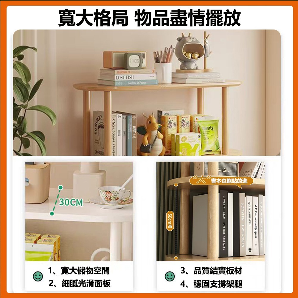 【E家工廠 036】書架 置物架 收納架 三層置物架 展示架 層架 收納櫃 客廳置物架 電器架 免運 可貨到付款-細節圖3