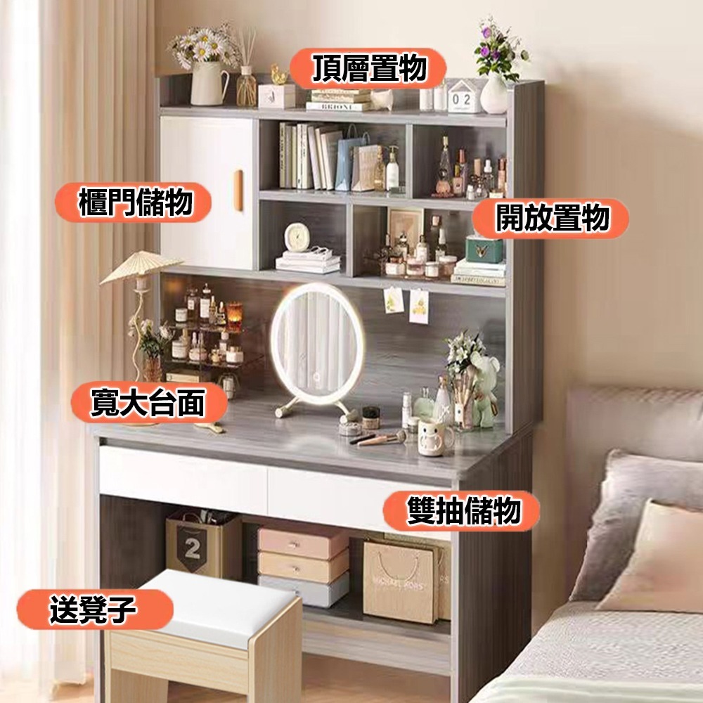 【E家工廠 039】 80公分書桌 書桌 電腦桌 書桌收納 工作桌 抽屜書桌 寫字桌 辦公桌 收納桌 免運 可貨到付款-細節圖2