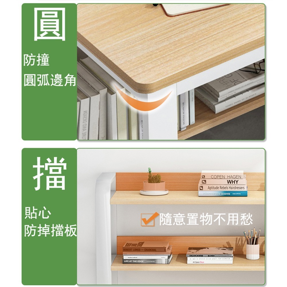 【E家工廠 041】書桌 電腦桌帶鍵盤架 工作桌 抽屜收納 DIY寫字桌 辦公桌 大桌面收納桌 免運 可貨到付款-細節圖6