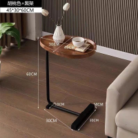 【E家工廠 061】 輕奢木紋桌邊  茶几 茶幾  小茶幾 邊桌 小茶几 客廳桌 矮桌 和室桌  免運 可貨到付款