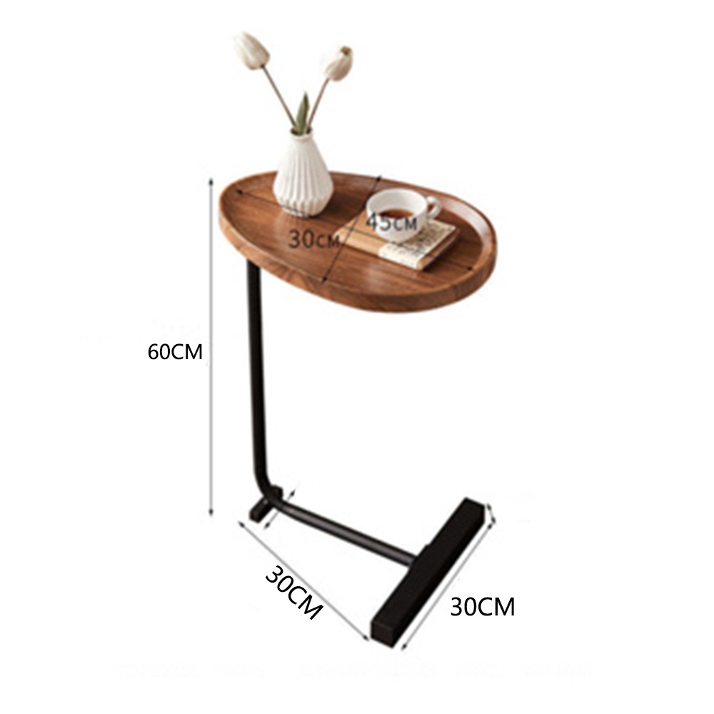 【E家工廠 061】 輕奢木紋桌邊  茶几 茶幾  小茶幾 邊桌 小茶几 客廳桌 矮桌 和室桌  免運 可貨到付款-細節圖6