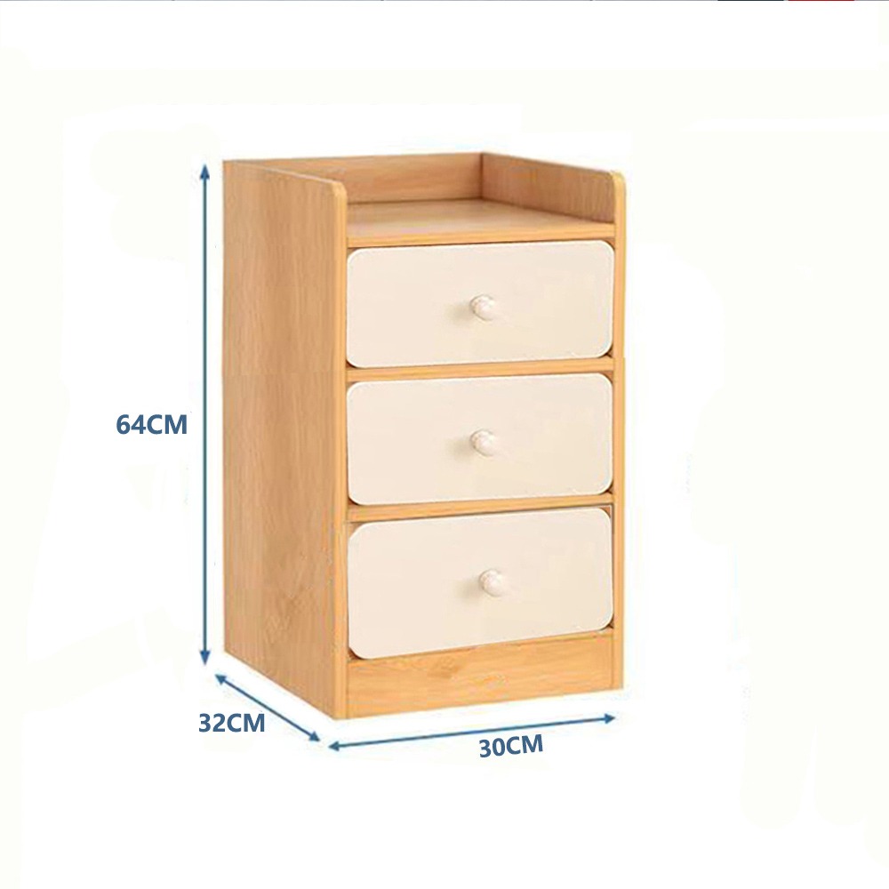 【E家工廠074】床頭櫃 三抽床頭櫃 抽屜櫃  簡易床邊櫃 收納櫃 床邊桌 小型邊桌 免運 可貨到付款-細節圖8