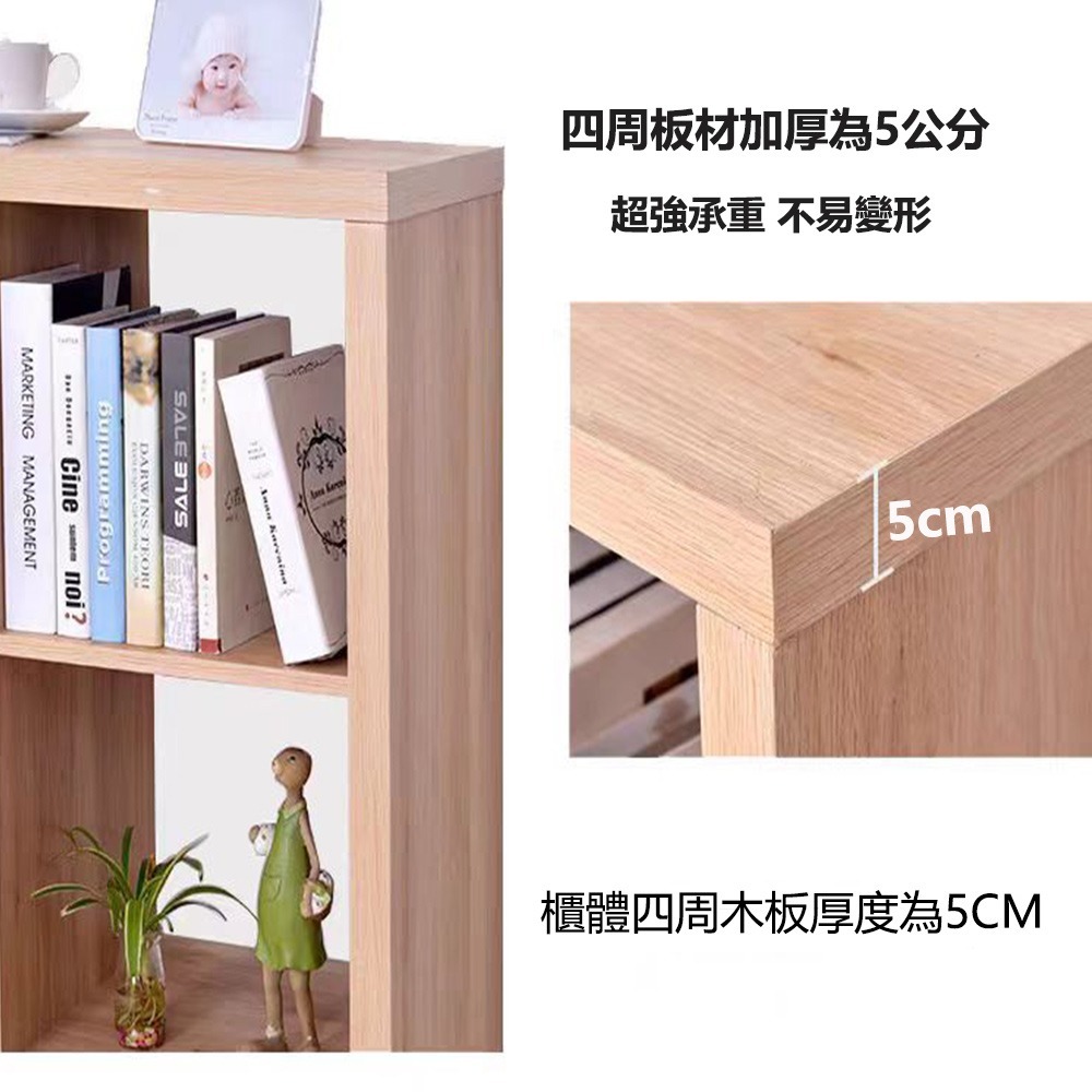 【E家工廠 203】收納櫃 書櫃 書架 展示櫃 加厚款櫃子收納櫃 展示櫃 格子櫃 儲物櫃 四格櫃 免運 可貨到付款-細節圖6