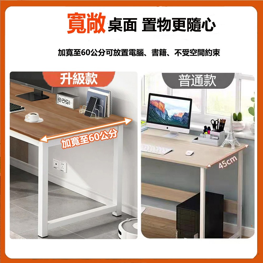 【E家工廠 247】書桌 電腦桌 100公分書桌 工作桌 組裝簡單 桌子 長桌 學習桌 簡易書桌 免運 可貨到付款-細節圖4