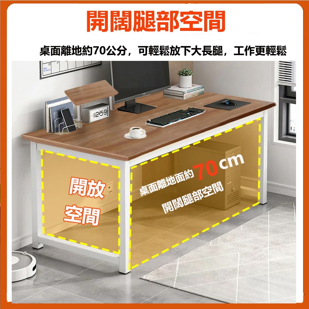 【E家工廠 247】書桌 電腦桌 100公分書桌 工作桌 組裝簡單 桌子 長桌 學習桌 簡易書桌 免運 可貨到付款-細節圖5