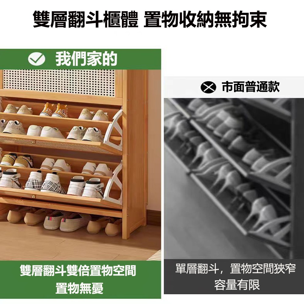 【E家工廠 248】翻斗鞋櫃 鞋櫃 鞋架 玄關鞋櫃 兩層翻斗鞋櫃 鞋櫃收納櫃 木質鞋櫃 玄關櫃 收納櫃 櫃子 免運-細節圖6