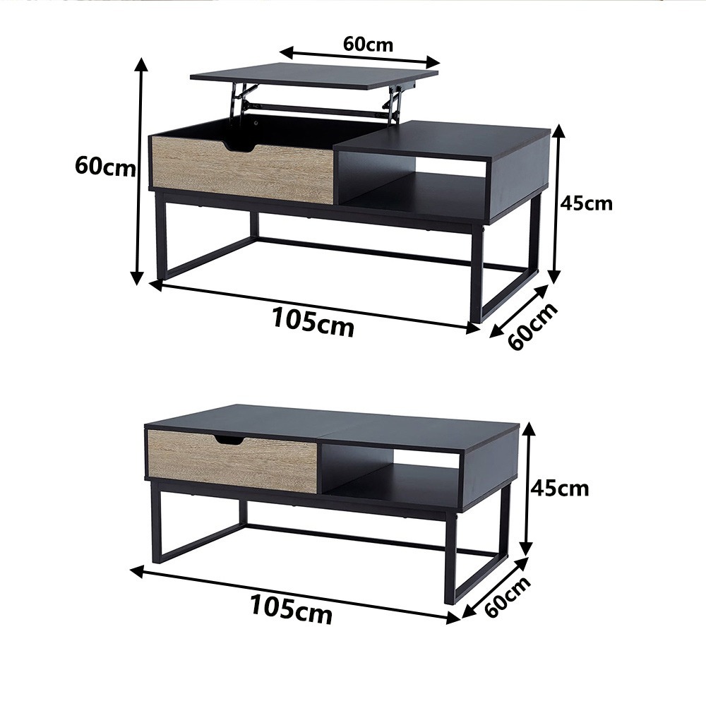 【E家工廠 260】茶几 客廳桌 客廳茶几 升降茶几 收納茶几 餐桌 沙發桌 咖啡桌 茶几桌 會客桌 免運 可貨到付款-細節圖8
