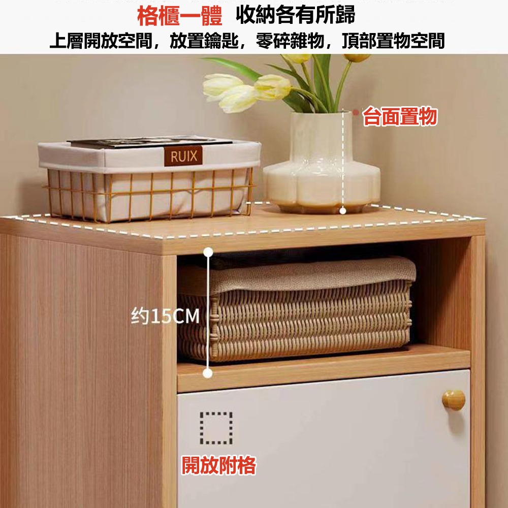【E家工廠 439】收納櫃 書櫃 北歐書櫃 書架 木櫃 客廳置物櫃 四層收納櫃 四層櫃 儲物櫃 免運 可貨到付款-細節圖3