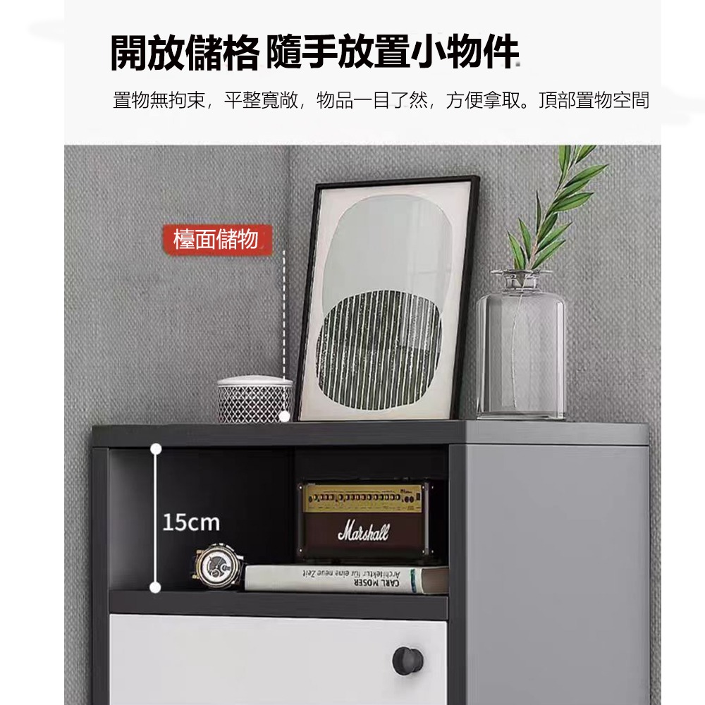 【E家工廠 441】收納櫃 書櫃 北歐書櫃 書架 木櫃 客廳置物櫃 四層收納櫃 四層櫃 儲物櫃 免運 可貨到付款-細節圖2